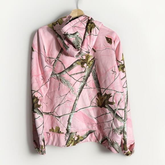 Under Armour Realtree Pink Camo Hoodie – Women’s Size Large (Loose Fit) - Picture 4 of 4